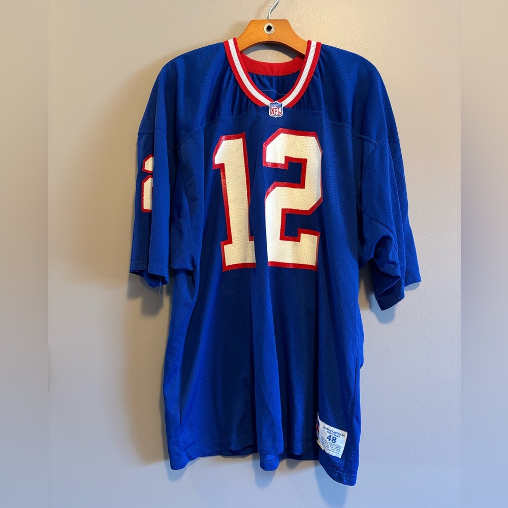 Jim Kelly Russell Buffalo Bills Game Model Jersey Beckett Hologr
